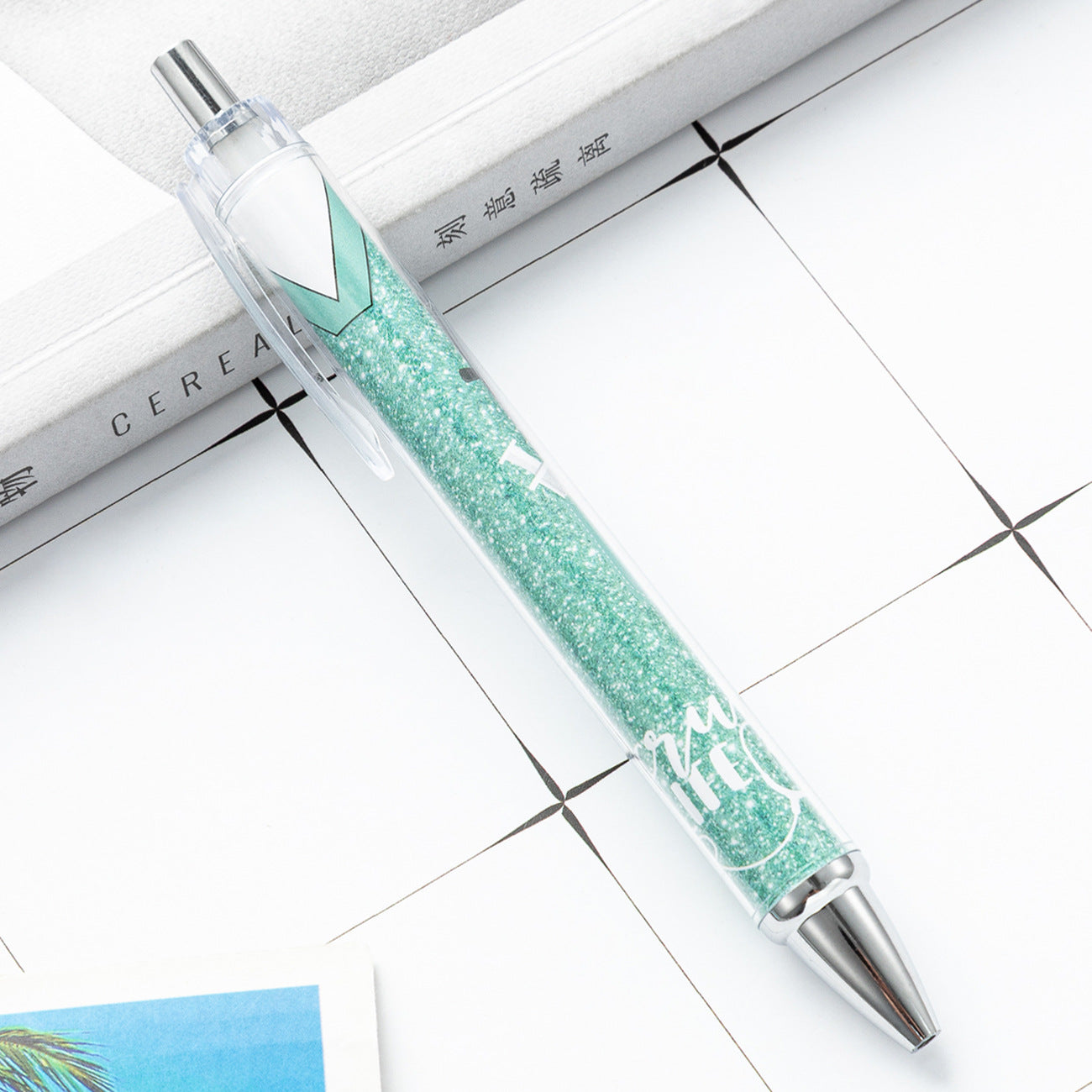 Bolígrafo de plástico de papel de plástico de papel de rollo de papel de varilla interna de la varilla interna