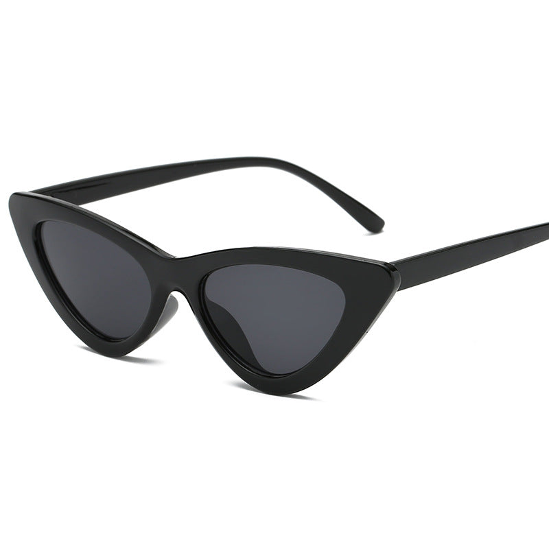 Wholesale Cat Eye Retro Hong Kong Style Trendy Sunglasses