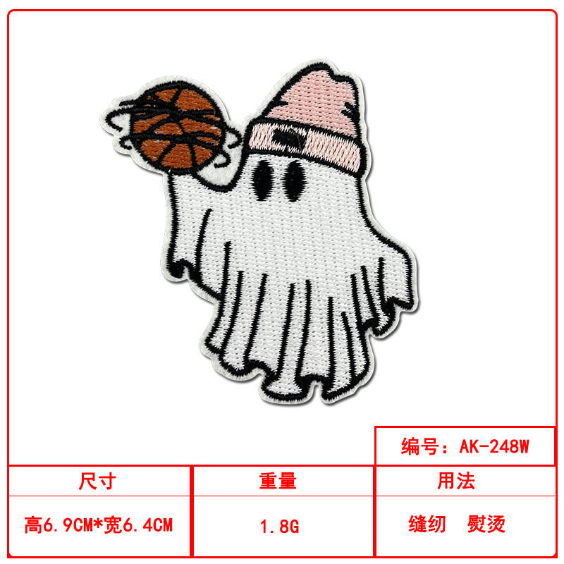 Wholesale Ghost Witch Embroidered Patch