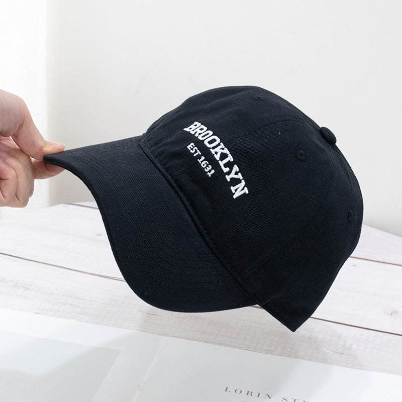 Wholesale Cotton Soft Top Vintage Embroidered Letters Baseball Cap