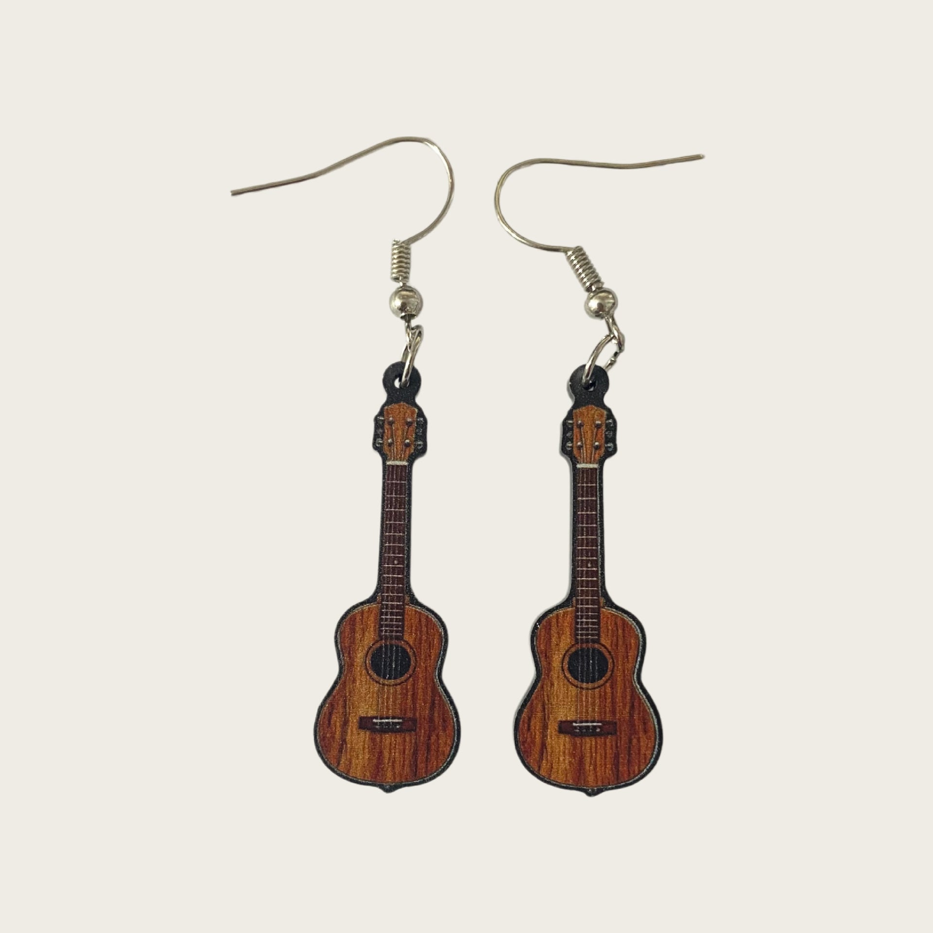Wholesale Punk Retro Acrylic Electric Guitar Earrings Hip Hop Music Jewelry Fashion Accessory For Resale