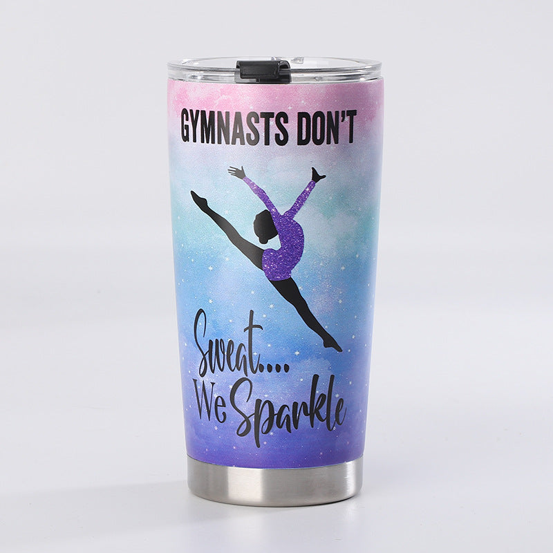 Wholesale Tumbler Stainless Steel Double-layer Spray Painted Ice Bullies Cup