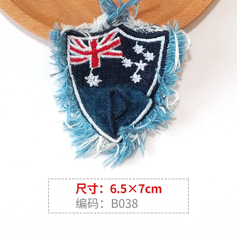 Wholesale Letter Skull Series Embroidery DIY Patches