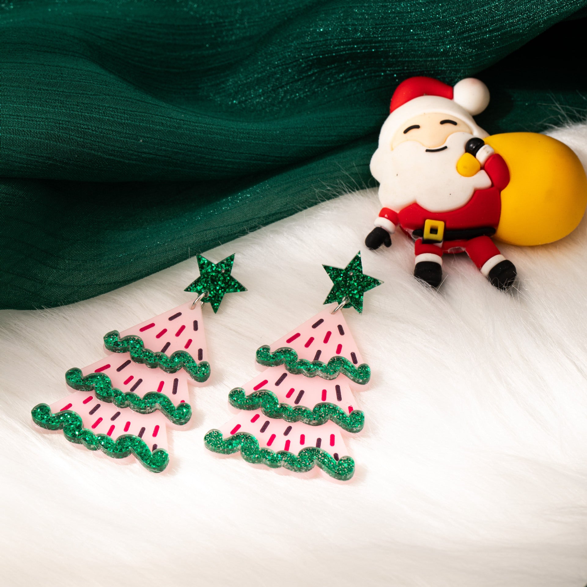 Wholesale Christmas snowflake earrings