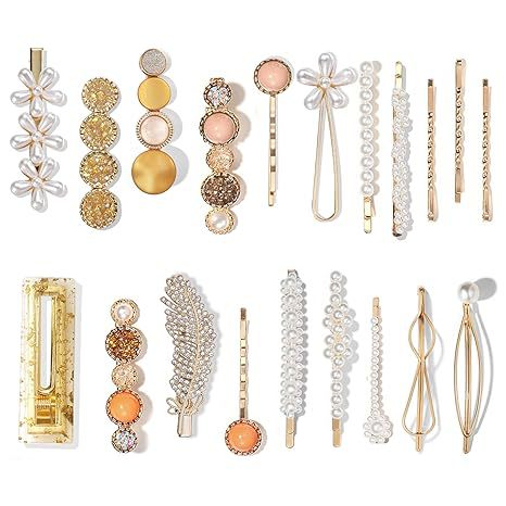 Wholesale ins Pearl Hairpin Set Acrylic Acetate Hairpin Combination Hair Accessories