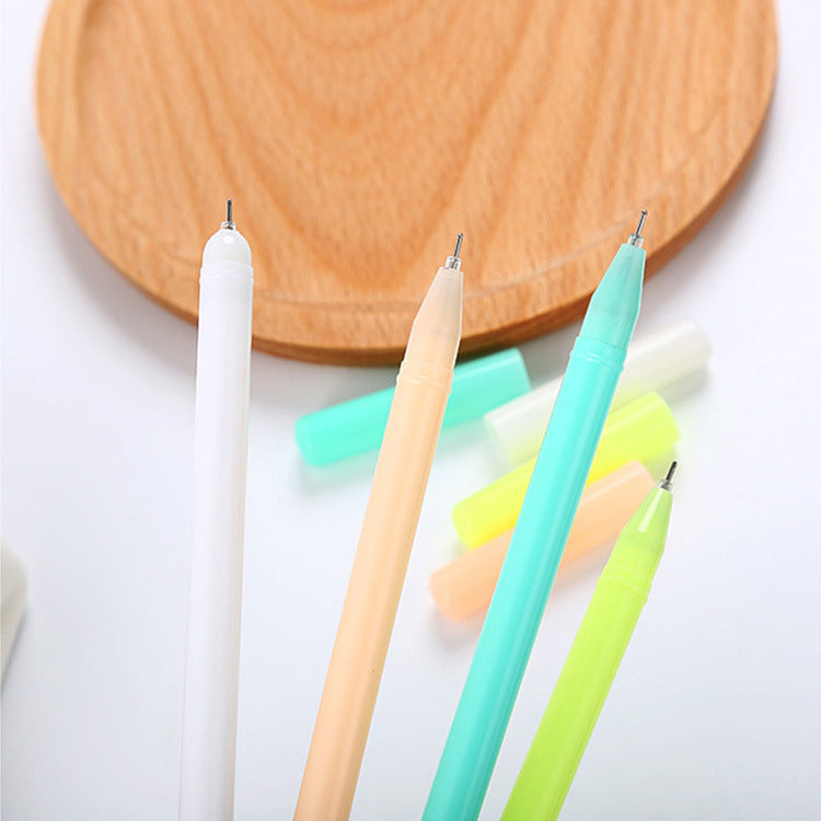 Wholesale Creative Fruit Gel Pens Learning Stationery Office Supplies Plastic Signature Pens