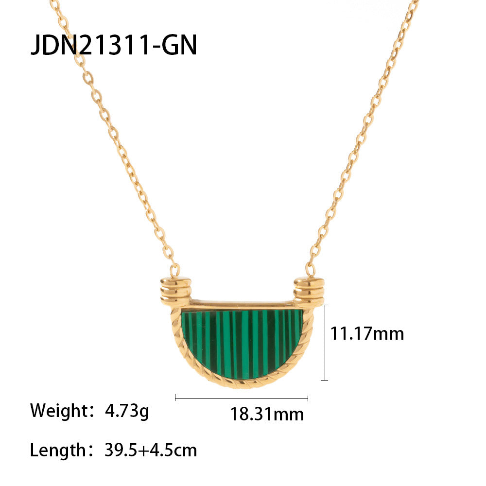 Wholesale 18K gold classic stainless steel necklace