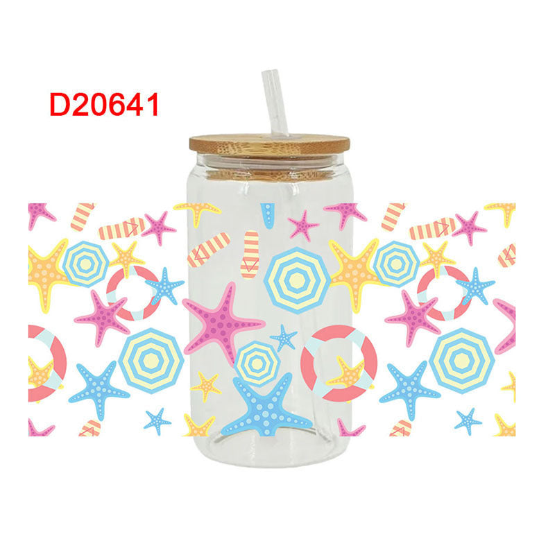 Wholesale UV Transfer Paste Glass Crystal Label Crystal Paste 16OZ UV DTF WRAPS