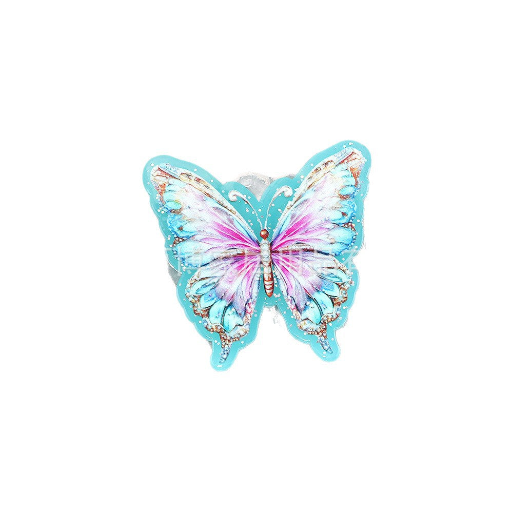 Wholesale 10pcs New loose powder butterfly bag acrylic cute things DIY patch accessories