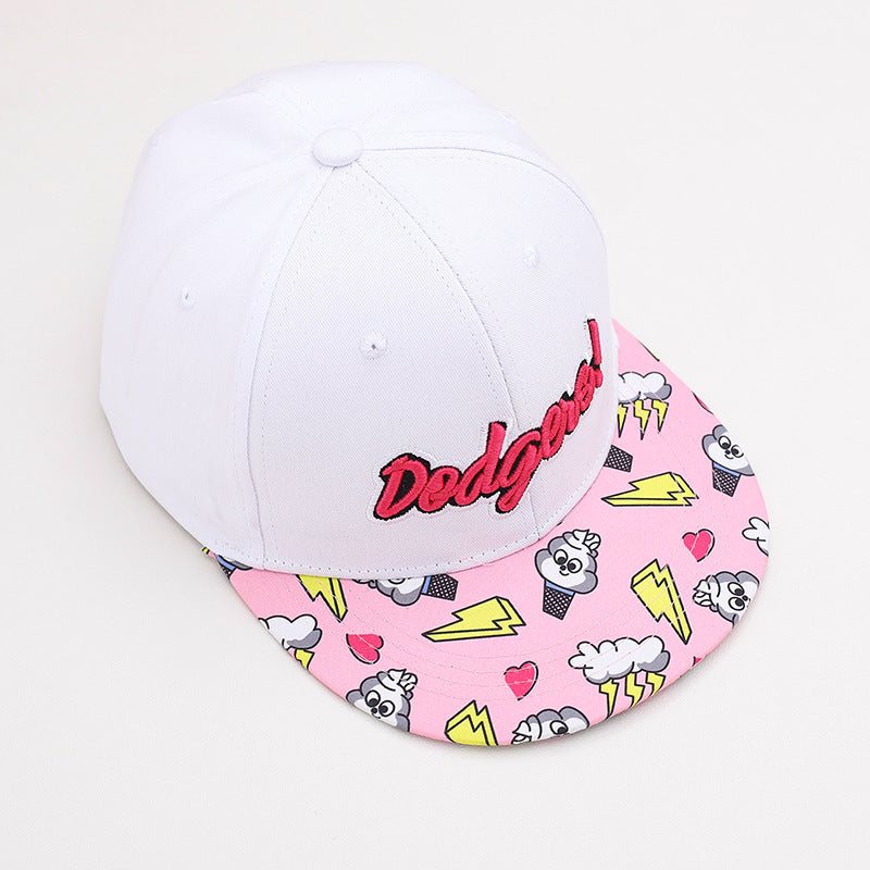 Wholesale stylish baseball cap street sun protection flat brim baseball cap