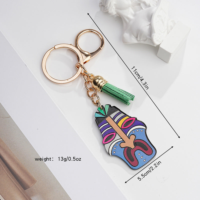 Wholesale Bohemian Funny Acrylic Keychain
