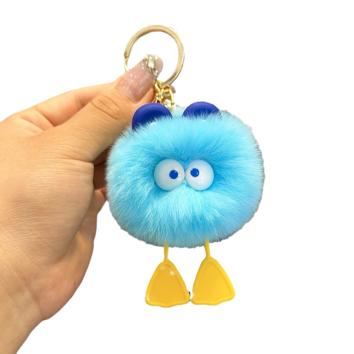 Wholesale Duck Plush Ball Keychain