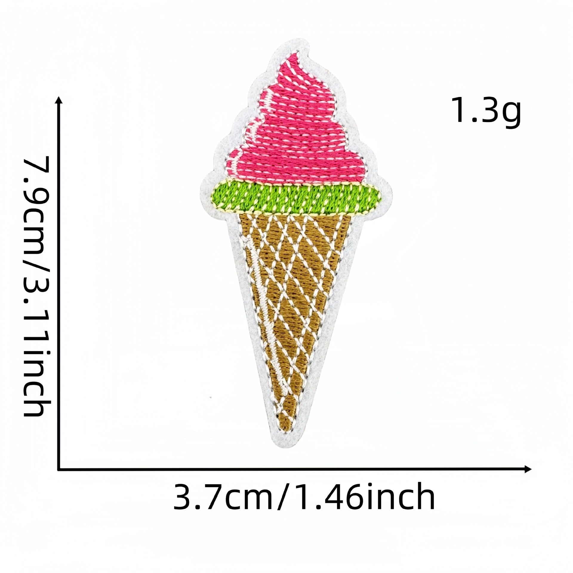 Wholesale Cartoon Watermelon Embroidered Patch Iron On DIY Fabric Sticker For Clothing And Bag Repair