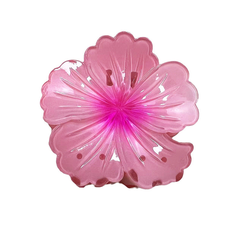 Wholesale Curly Flower Women's Fashion High-end Women's Shark Clip Hair Accessories