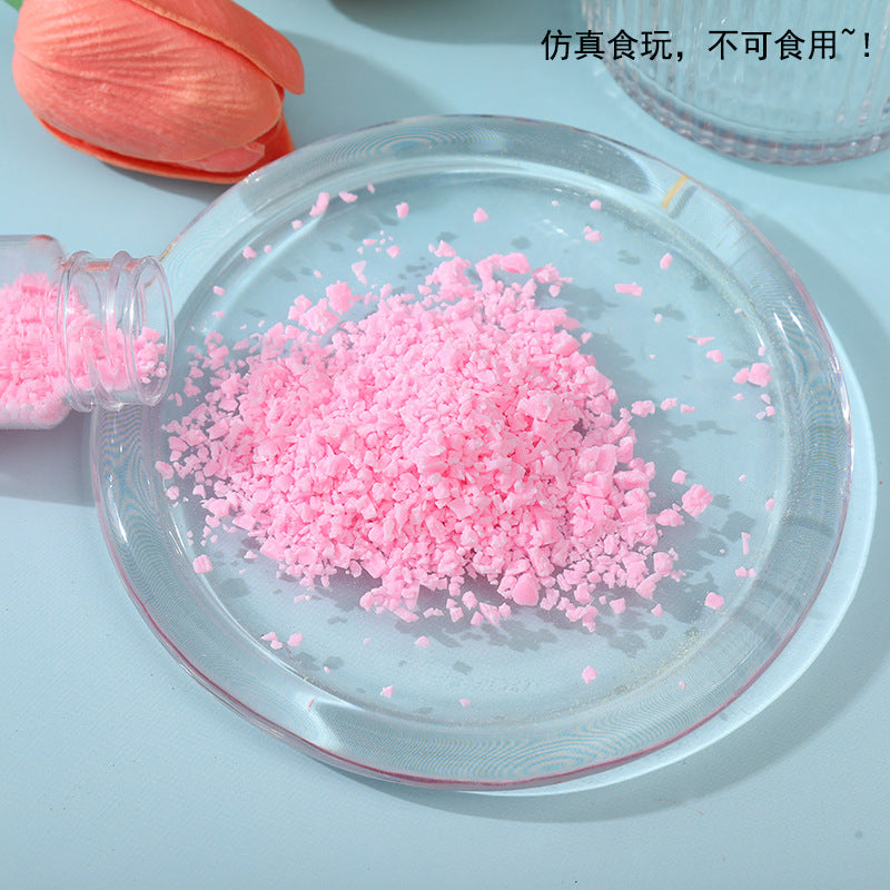 Wholesale Simulation Food Toy Chocolate Chips, Sesame Bread Crumbs, Sugar, Soy Milk Powder, Coconut Milk DIY, Kneading and Playing Materials