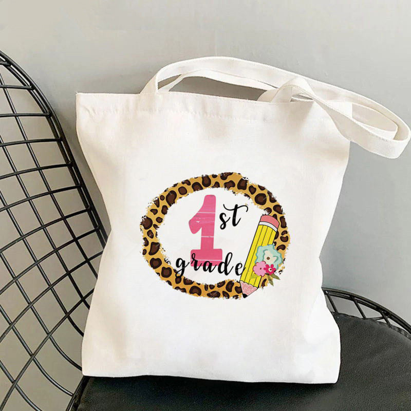 Wholesale Teacher Printed Canvas Bags, Environmentally Friendly Handbags, Shopping Bags