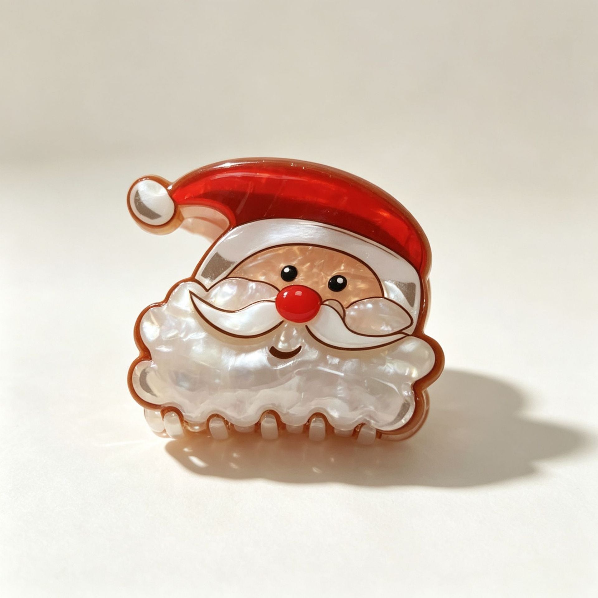 Wholesale Christmas Deer Snowman Bell Hair Claw Clip PVC Fashion Accessory Gift Boutique Resale