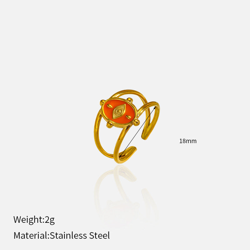 Wholesale Vintage Open Natural Stone Ring