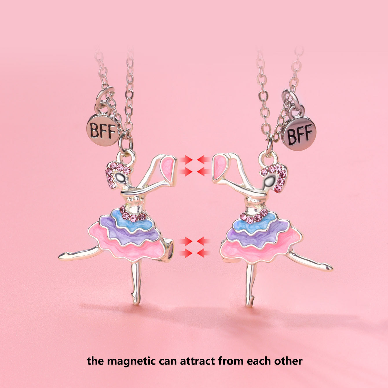 Wholesale Dancer Necklace  Good Friend Clavicle Chain Girl Necklace