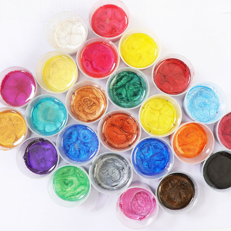 Wholesale 5g Bagged Mica Powder, 24 Color Epoxy Resin, AB Adhesive, Color Matching Pearl Pigment