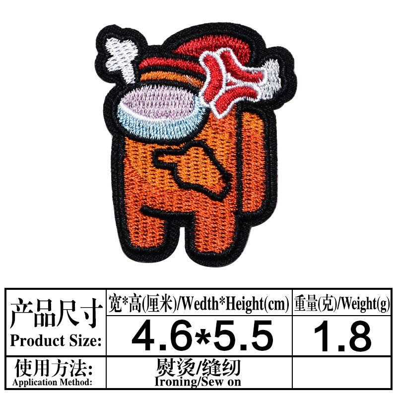 Wholesale Cloth Embroidery Patch Werewolf Game Decorative Patch For Coat Casual Craft Supply OLY Exclusive