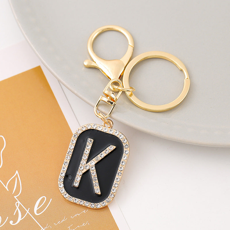 Wholesale Creative 26 English Letters Zinc Alloy Keychain