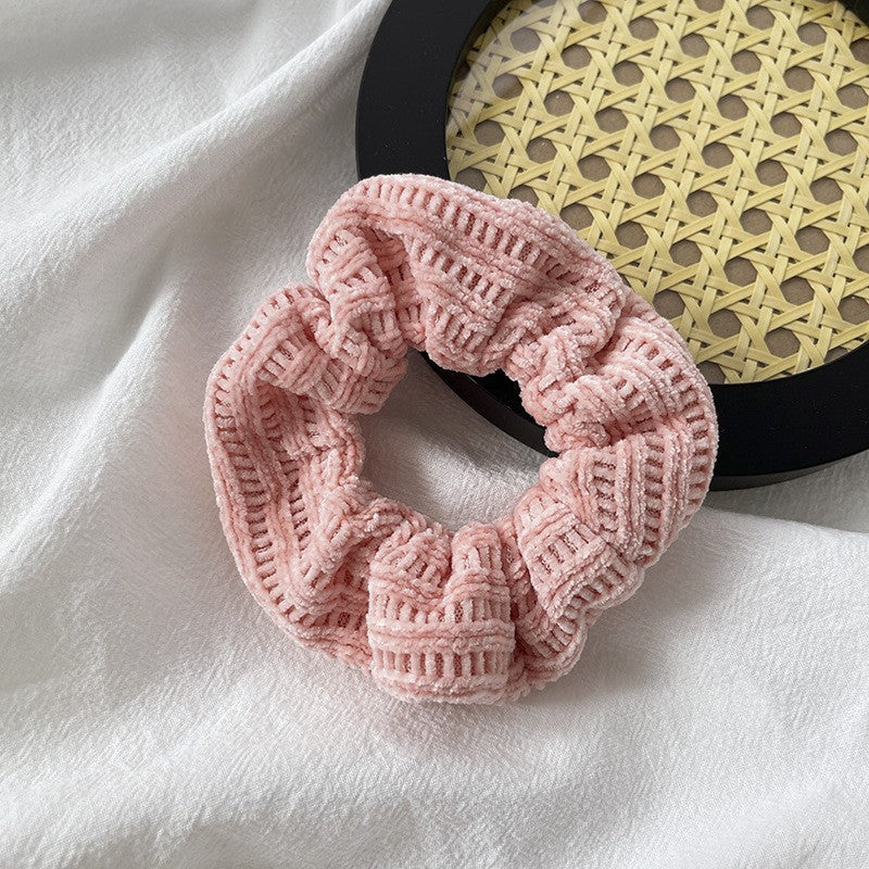 Wholesale Autumn and Winter Woolen Knitted Large Intestine Hair Ties