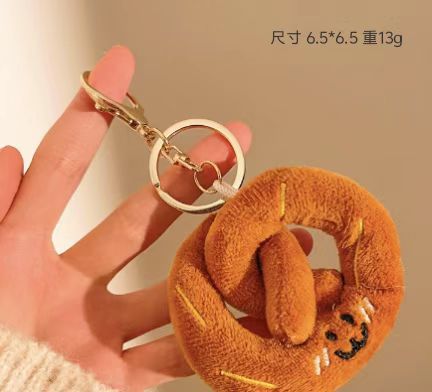 Wholesale Creative Food Plush Doll Pendant Girl Backpack Pendant Keychain Pendant Doll Small Gift Event Stall