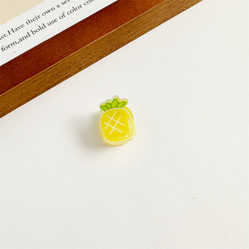 Wholesale Resin Baby Fruit Hair Clips