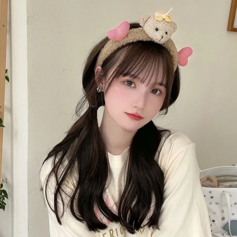 Wholesale Cute Love Bear Wash Face Hair Band