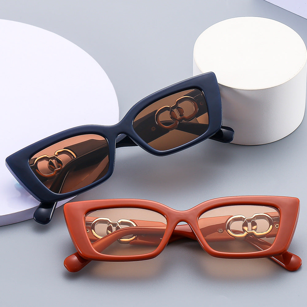 Wholesale Small Square Frame PC Sunglasses