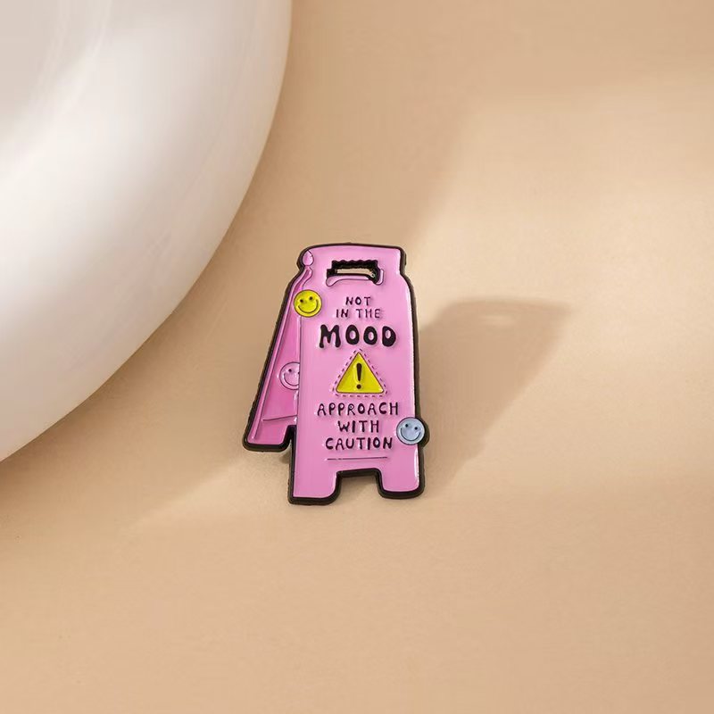 Wholesale Cartoon Alloy Brooch Creative English Letter Accessories