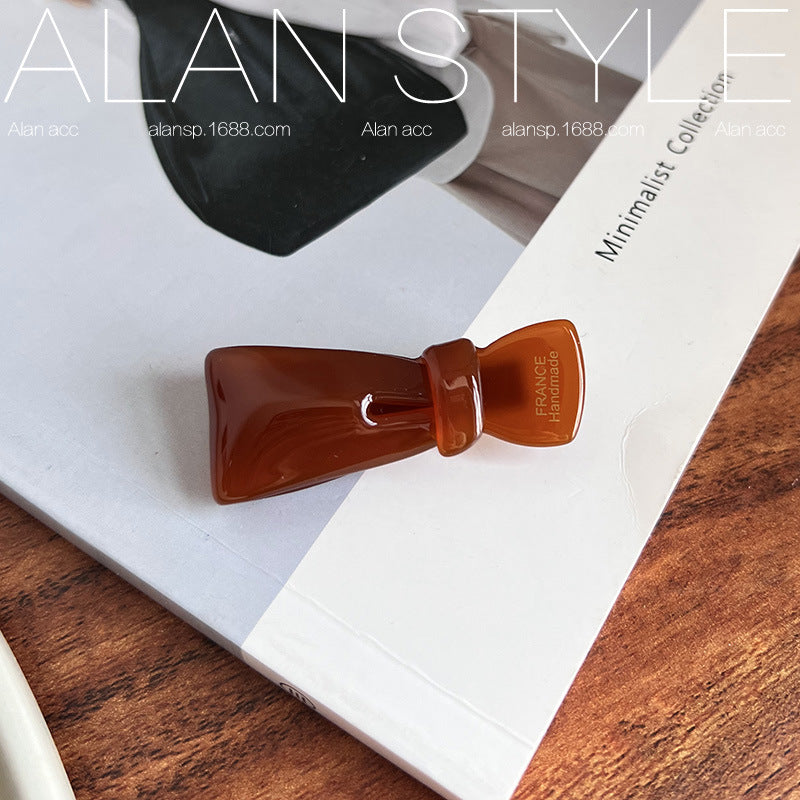 Wholesale Colorful Bow Duck Mouth Acetate Hair Clips