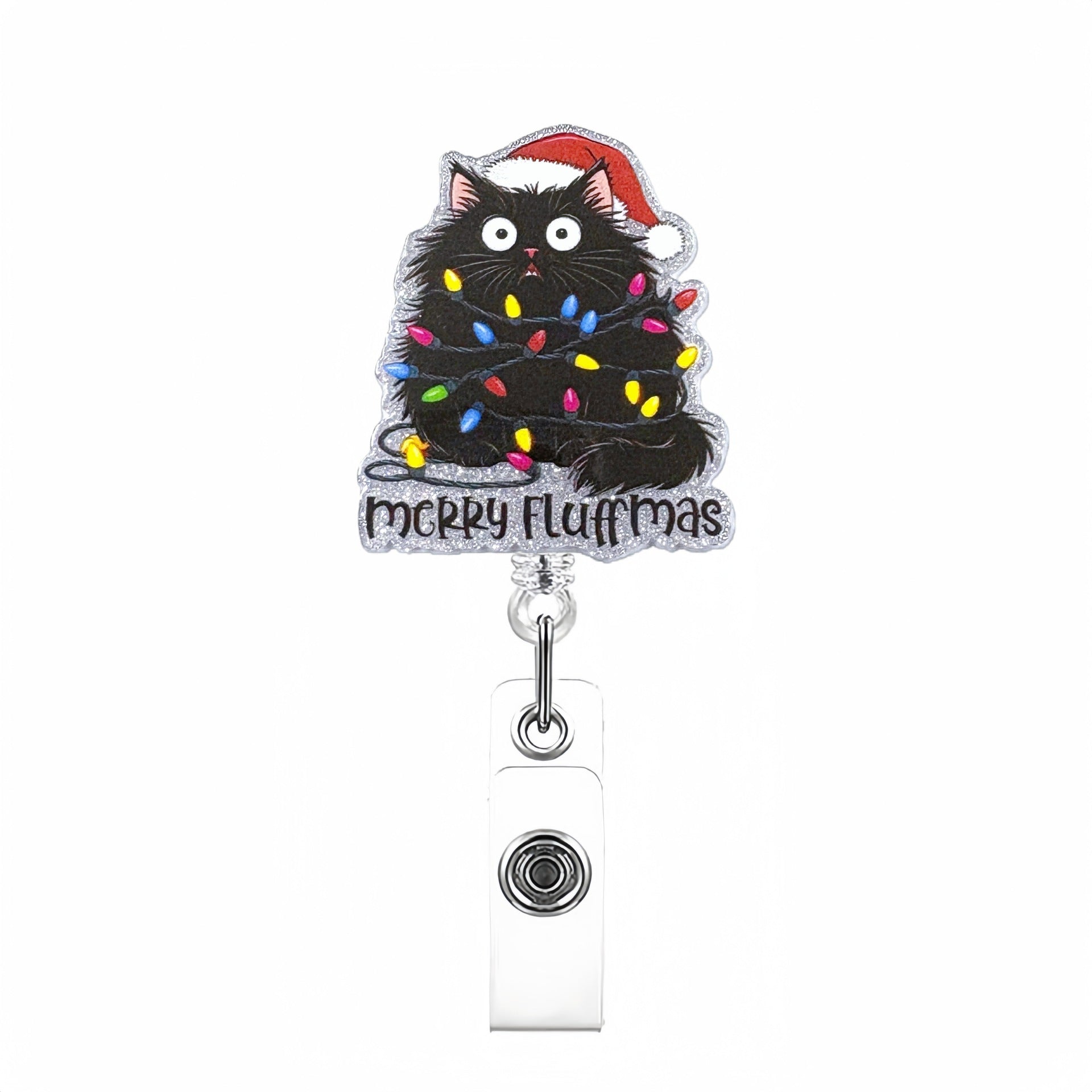 Wholesale Funny Christmas Tree Badge Reels