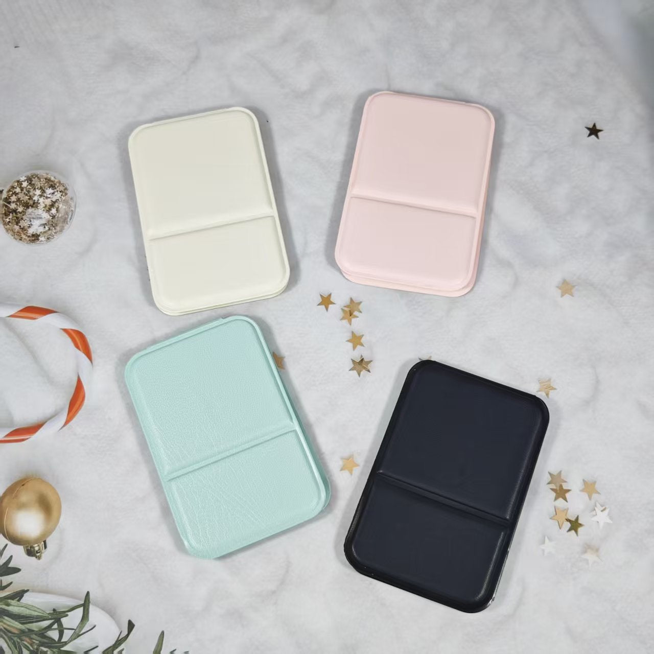 Wholesale Bow shaped folding makeup mirror