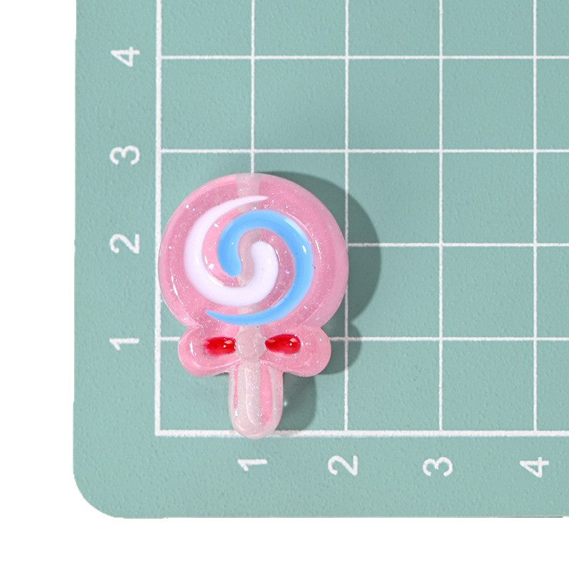 Wholesale  Random 5pcs/pack  Candy-colored buttercream gum sticks  Acrylic Beads