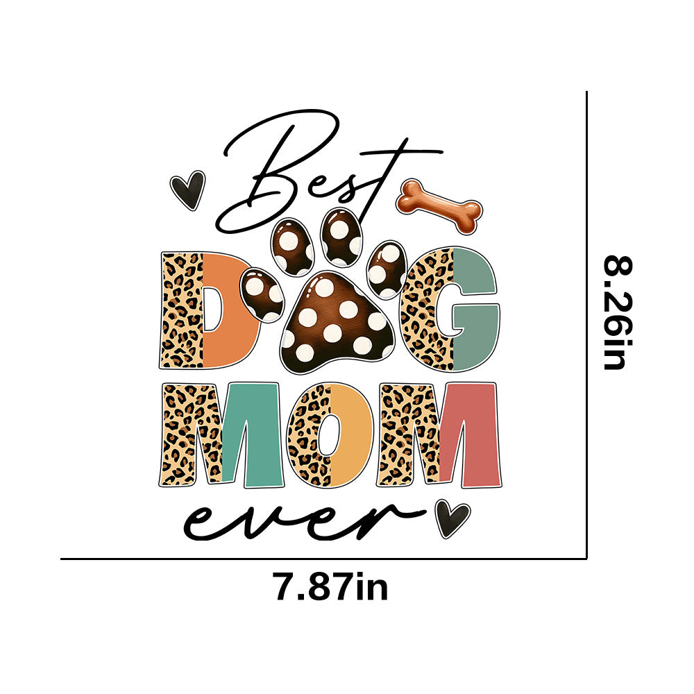Wholesale 10pcs Dog Mom Series UV DTF Ready to Press Transfers Wraps