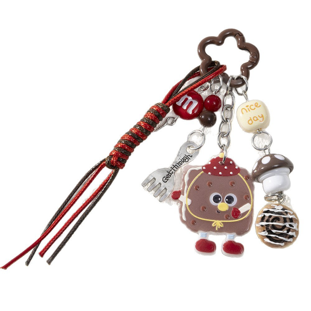 Wholesale Cute Star Mushroom Dessert Cartoon Keychain