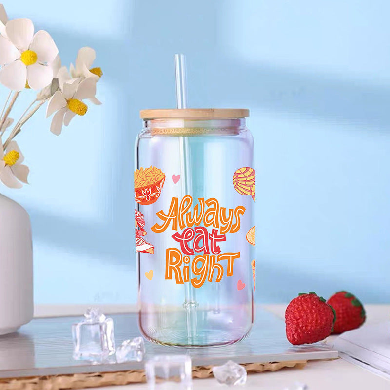 Wholesale Ice cream milk bread and snack series  16oz Cup UV DTF Wraps