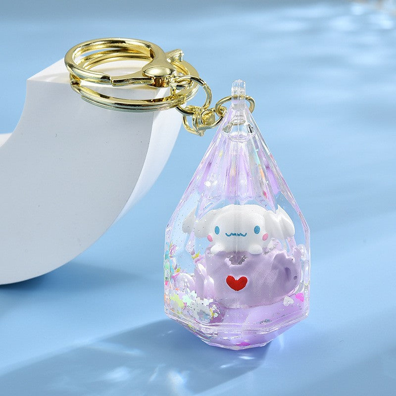 Wholesale Acrylic   Sand Keychain