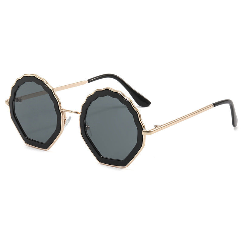Wholesale PC Metal Polygon Sunglasses