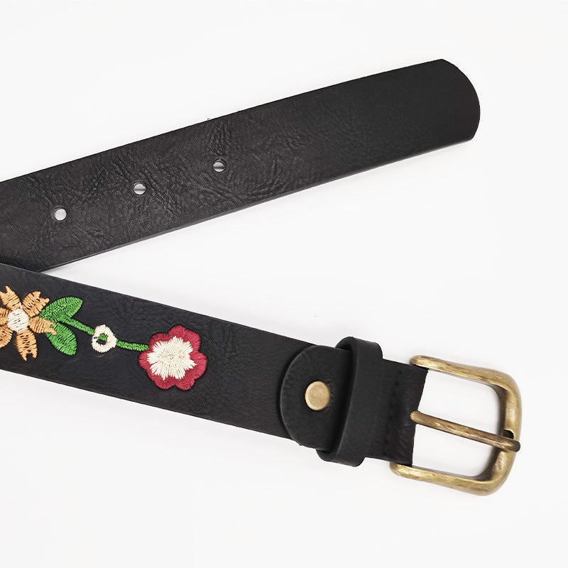 Wholesale Classic Chinese style embroidered belt