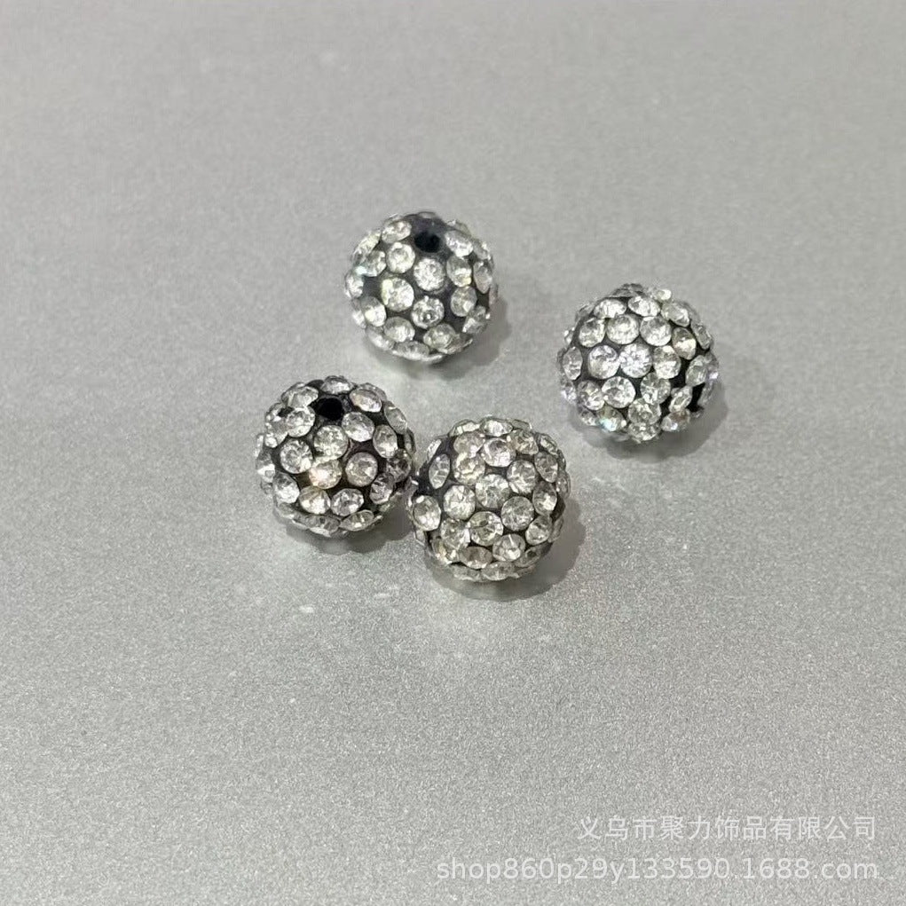 Wholesale 100pcs Polymer Clay Diamond Beads Loose Spacer Beads For DIY Jewelry Making Trendy Fashion Accessory For Resale