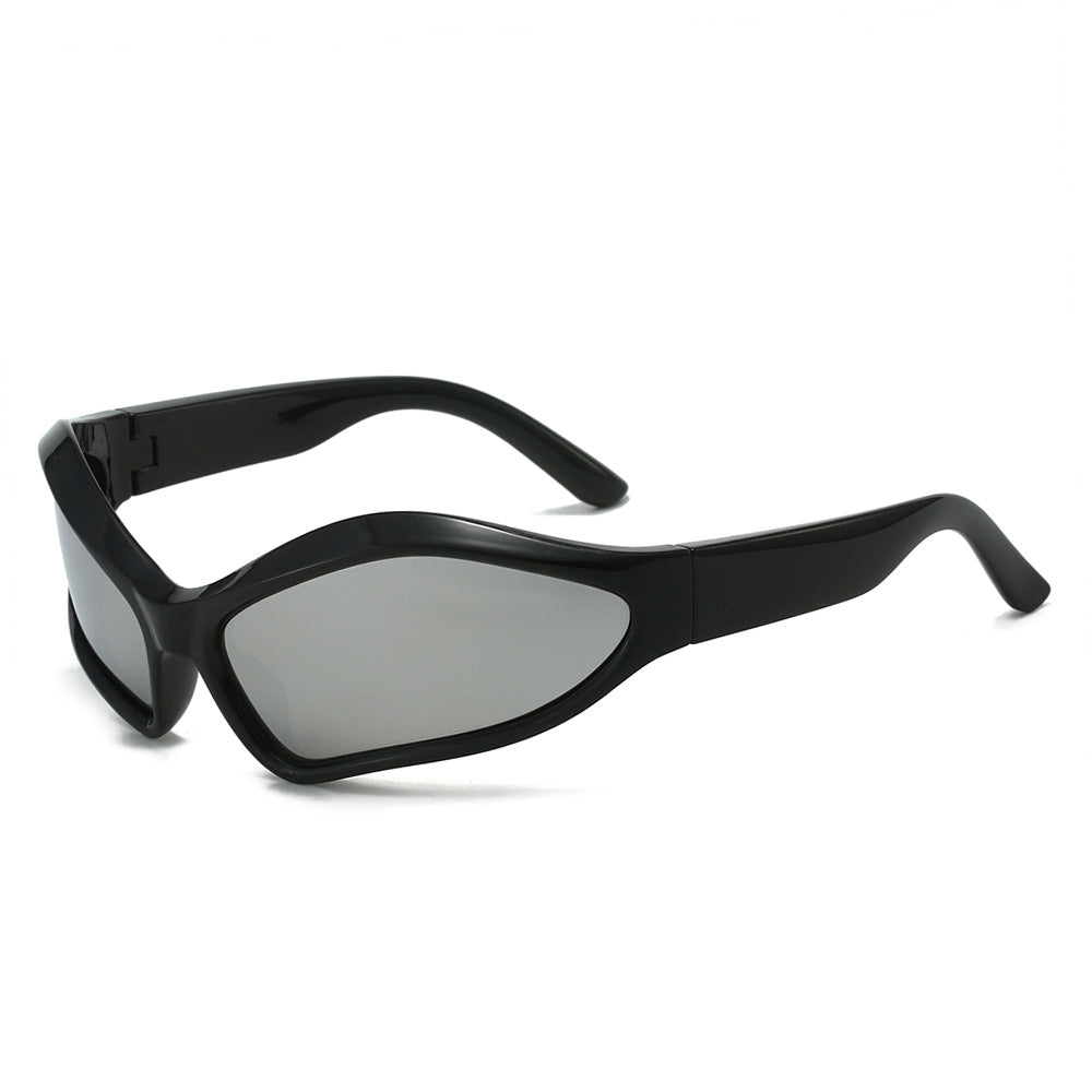 Wholesale Y2K Personalized Oval Color Matching Sunglasses