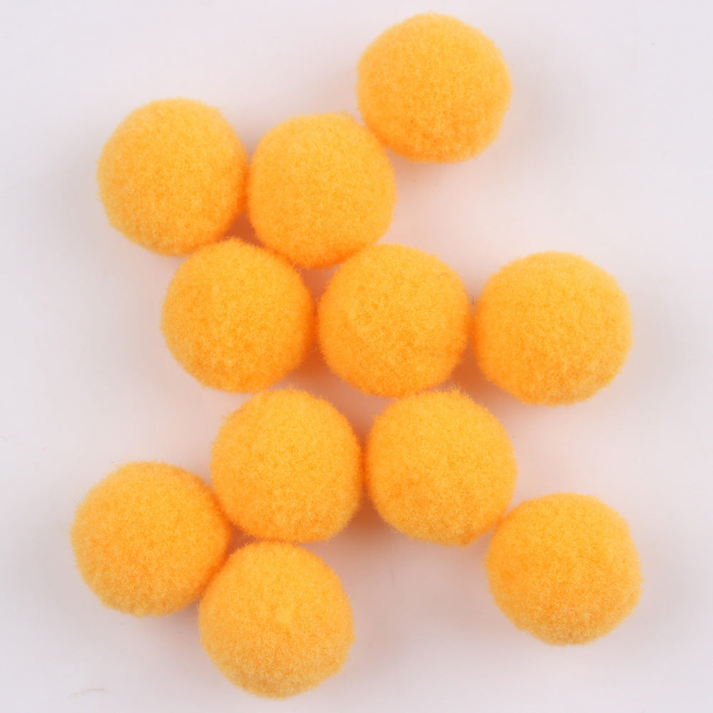 Wholesale 8mm diy handmade materials headdress accessories high elastic wool ball colorful wool ball no hole