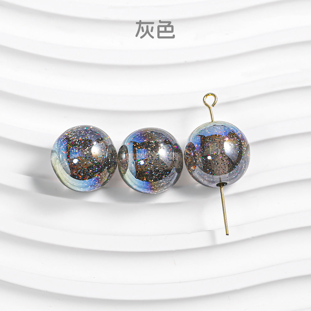 Wholesale 30pcs Laser Straight Hole DIY Handmade Loose Beads