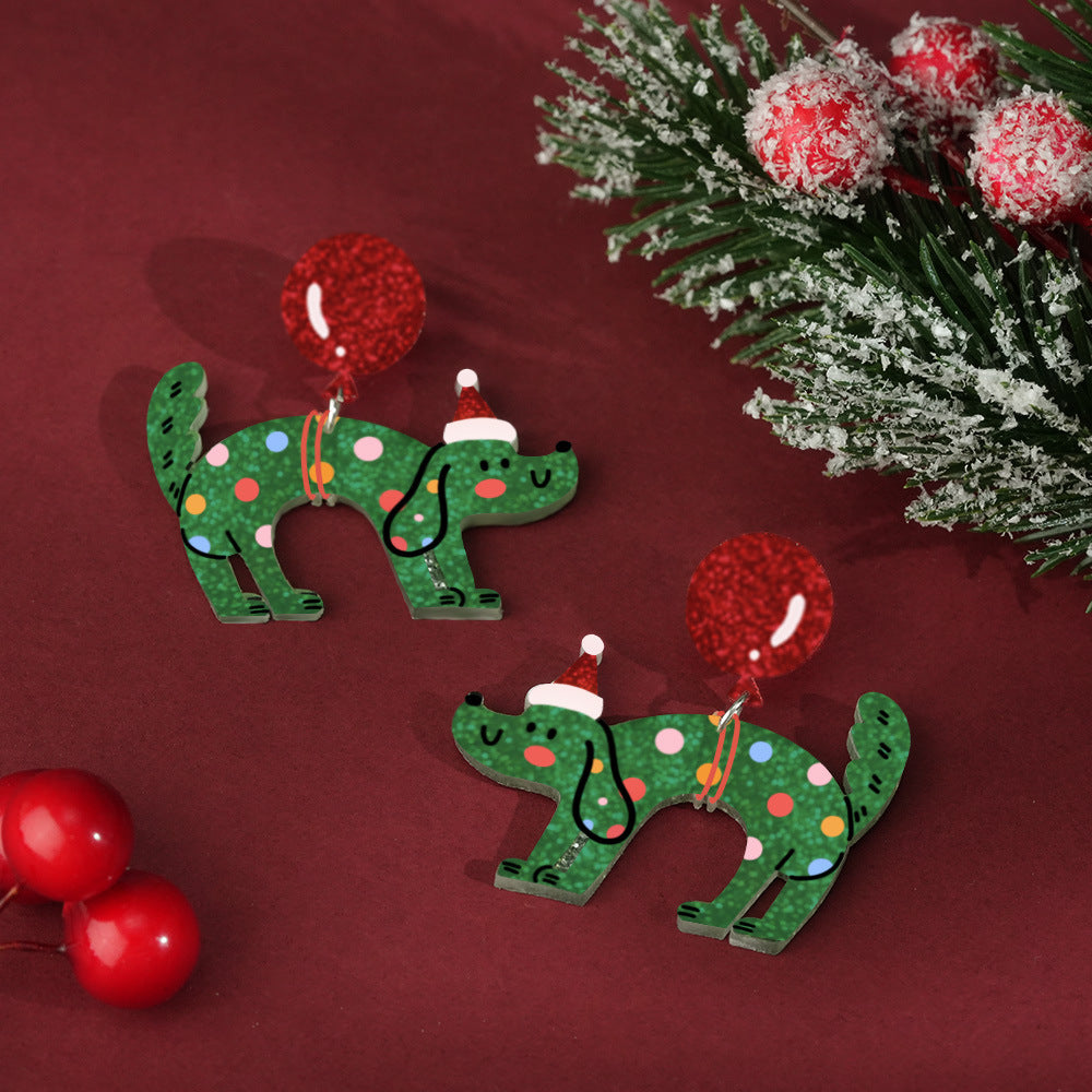 Wholesale Christmas Tree Earrings