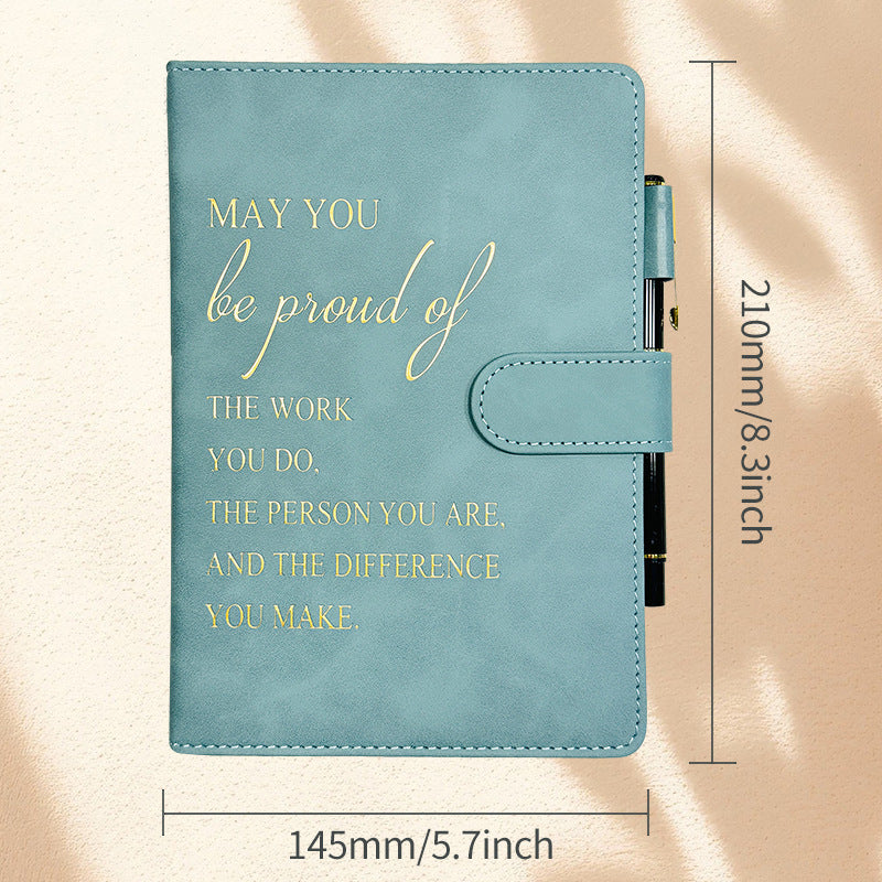 Wholesale Cross-border notebook in stock wholesale Amazon leather plan hand ledger temu incentive magnetic buckle notebook customization