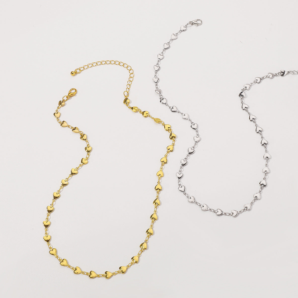 Wholesale Mother's Day Simple Love Metal Necklace