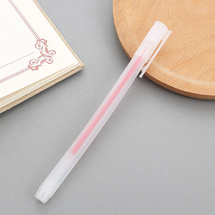 Wholesale Plastic Transparent Matte Rollerball Pen